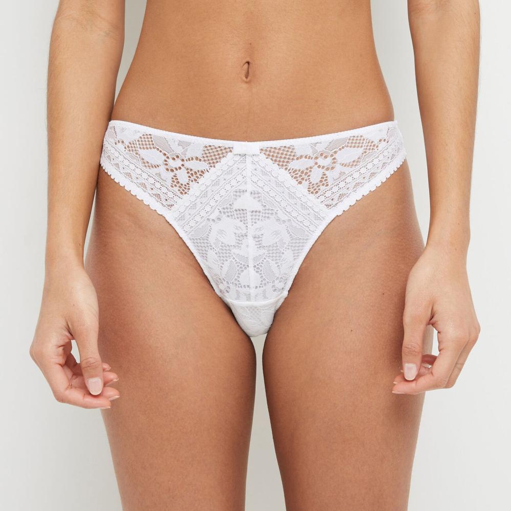 Tanga blanc